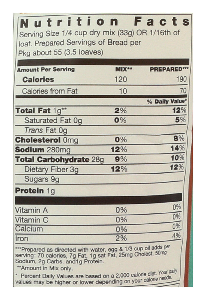 Pamela's Bread Mix & Flour Blend Gluten Free (3x4 LB)-1