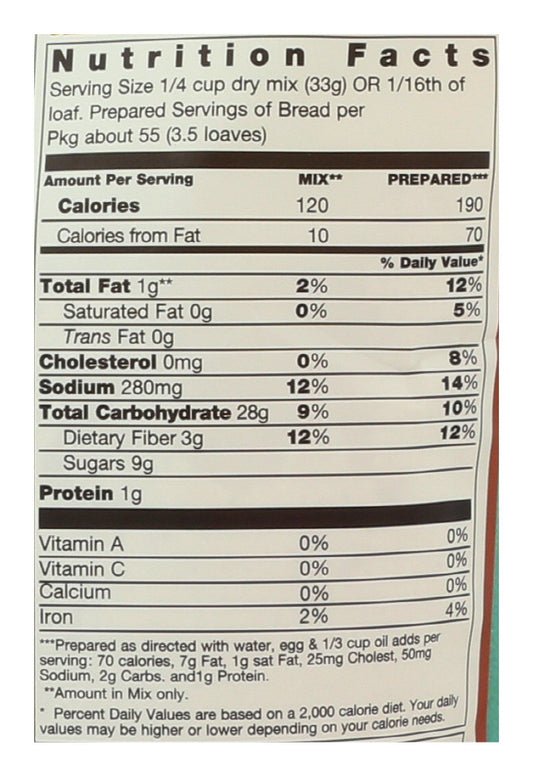 Pamela's Bread Mix & Flour Blend Gluten Free (3x4 LB)-1