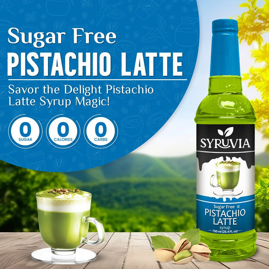 Sugar-Free Pistachio Latte Syrup-1