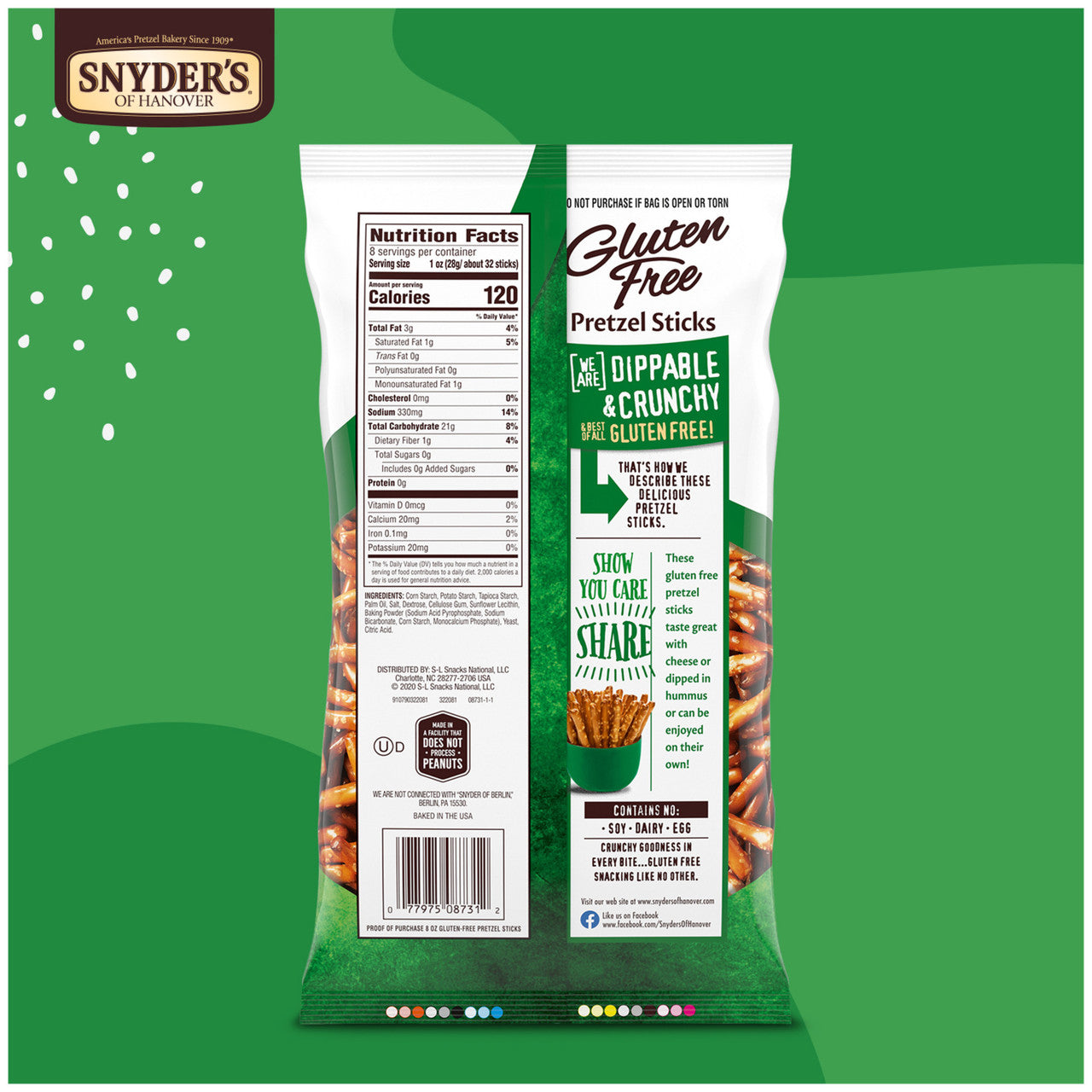 Snyder's Of Hanover Sticks, Gluten Free (12x8Oz)-5