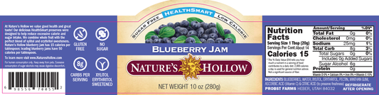 Nature's Hollow Sugar Free Blueberry Preserves (6x10 OZ)-1