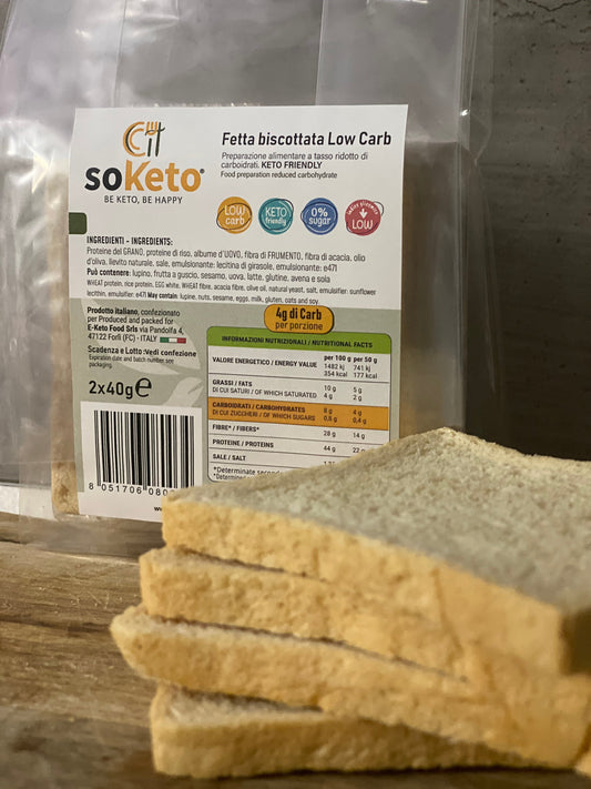 Fette Biscottate Keto Low Carb 0% di zuccheri-1