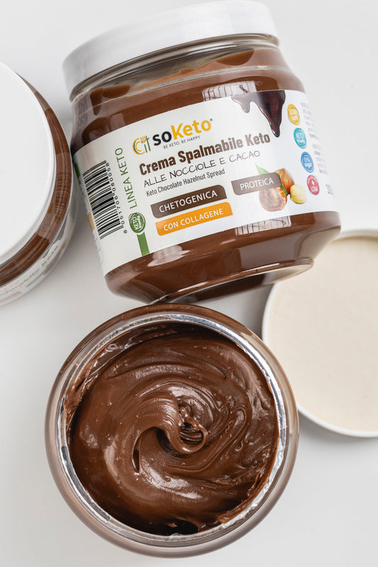 Crema spalmabile Keto alle Nocciole e Cacao 0% di Zuccheri - gr.300-1
