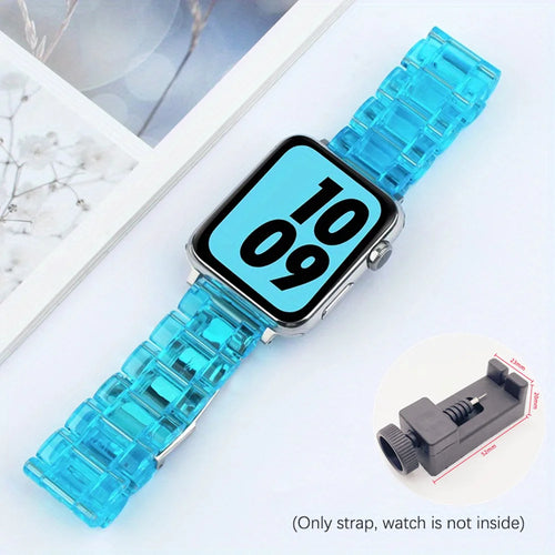Resin Watch strap For Apple Watch Band 49mm 46mm 45mm 44mm 42mm 41mm