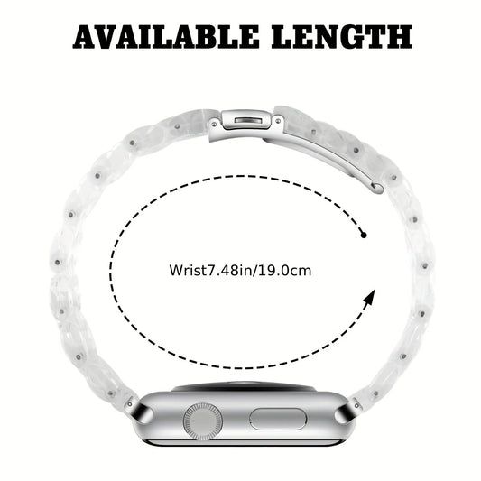 Resin Watch strap For Apple Watch Band 49mm 46mm 45mm 44mm 42mm 41mm