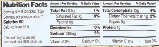 Edward & Sons Tamari Sesame Fat Free Snaps (12x3.5 Oz)-1