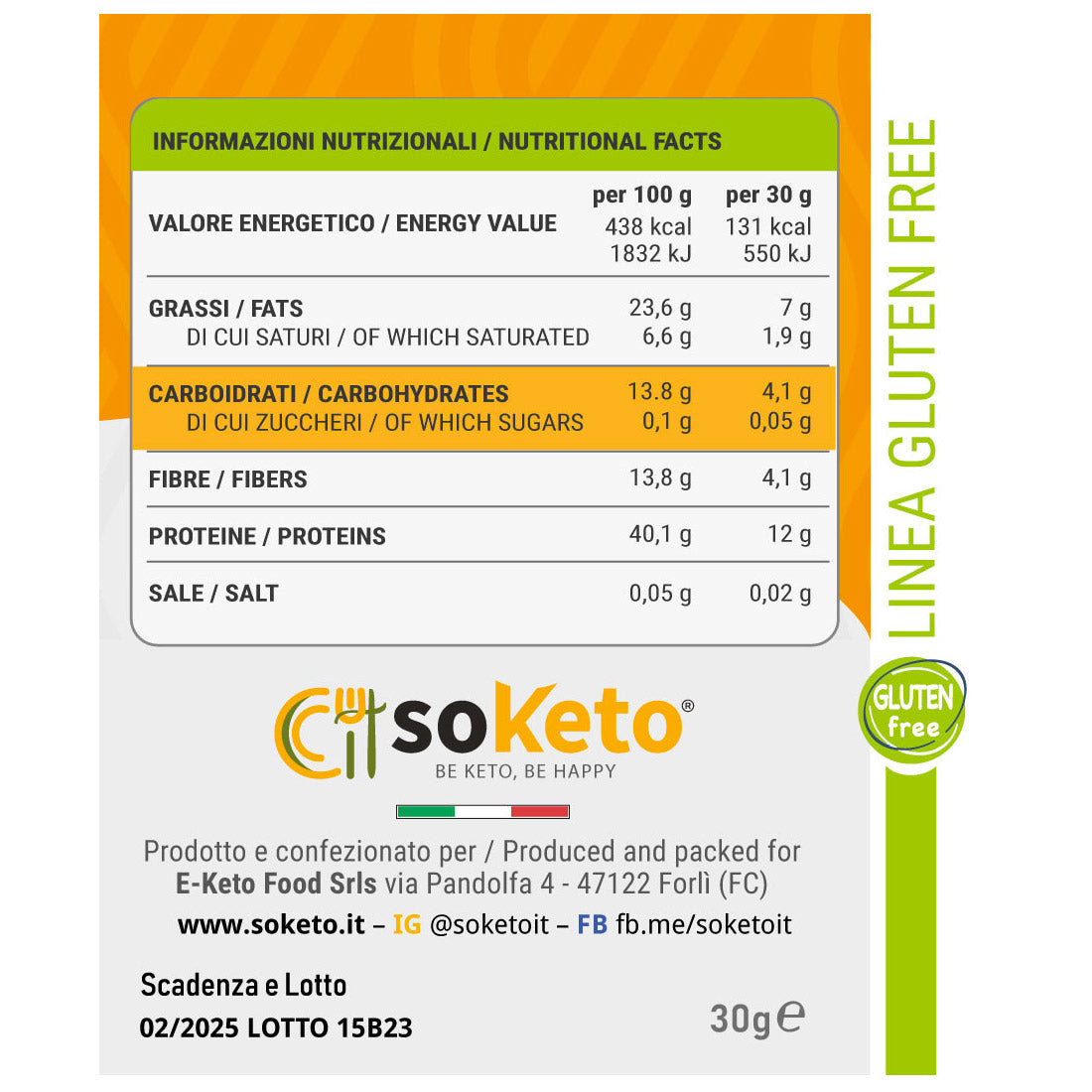 Biscotti Frollini KETO SENZA GLUTINE con gocce di cioccolato 0% zuccheri-2