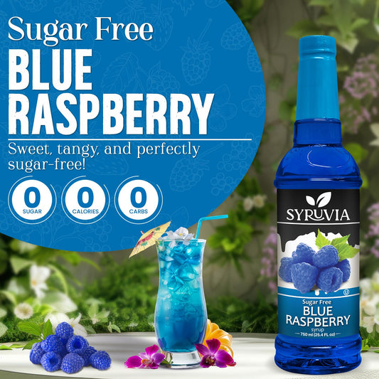 Sugar-Free Blue Raspberry Syrup-1