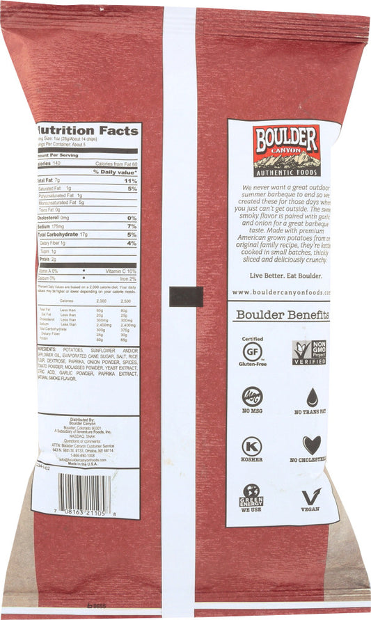 Boulder Canyon Hickory Bbq Potato Chips Gluten Free (12x5 Oz)-1