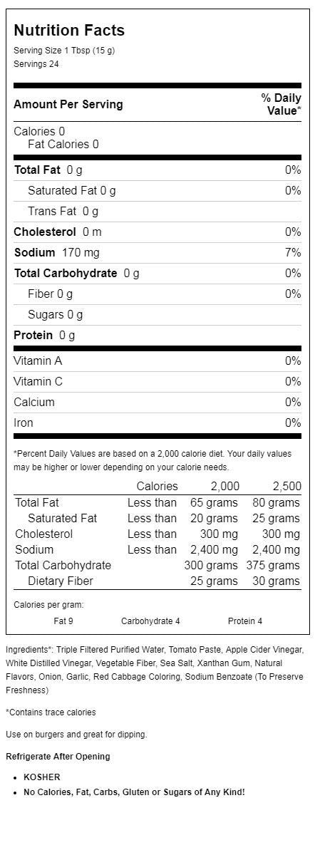 Walden Farms Calorie Free Ketchup (6x12 Oz)-1