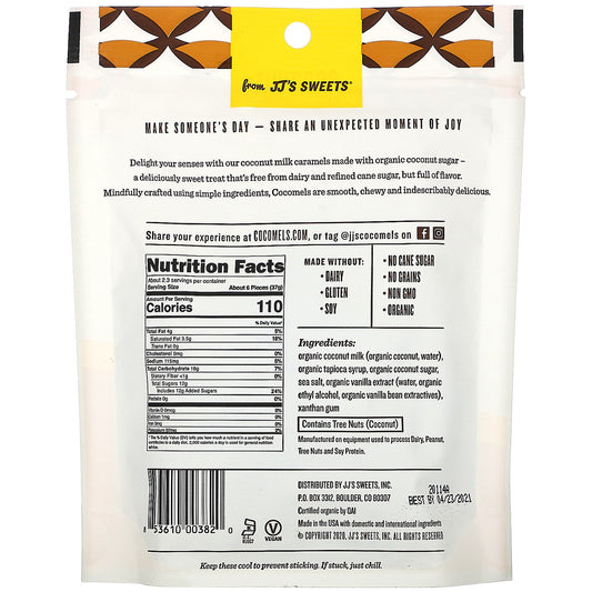 OG2 COCOMEL CNUT SUGAR ( 6 X 3 OZ )-1