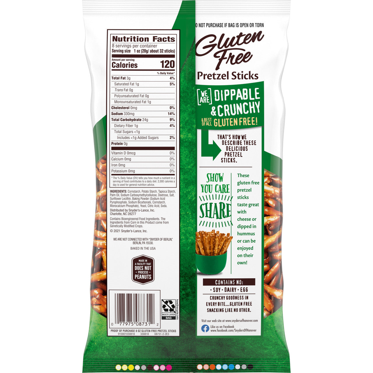 Snyder's Of Hanover Sticks, Gluten Free (12x8Oz)-8