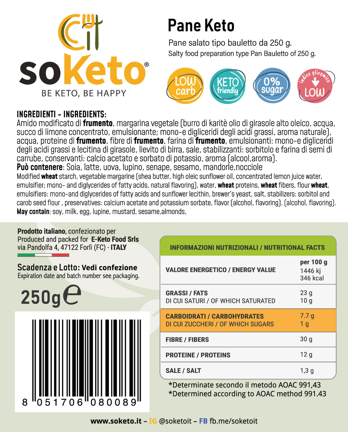 Pane Chetogenico Bauletto-3