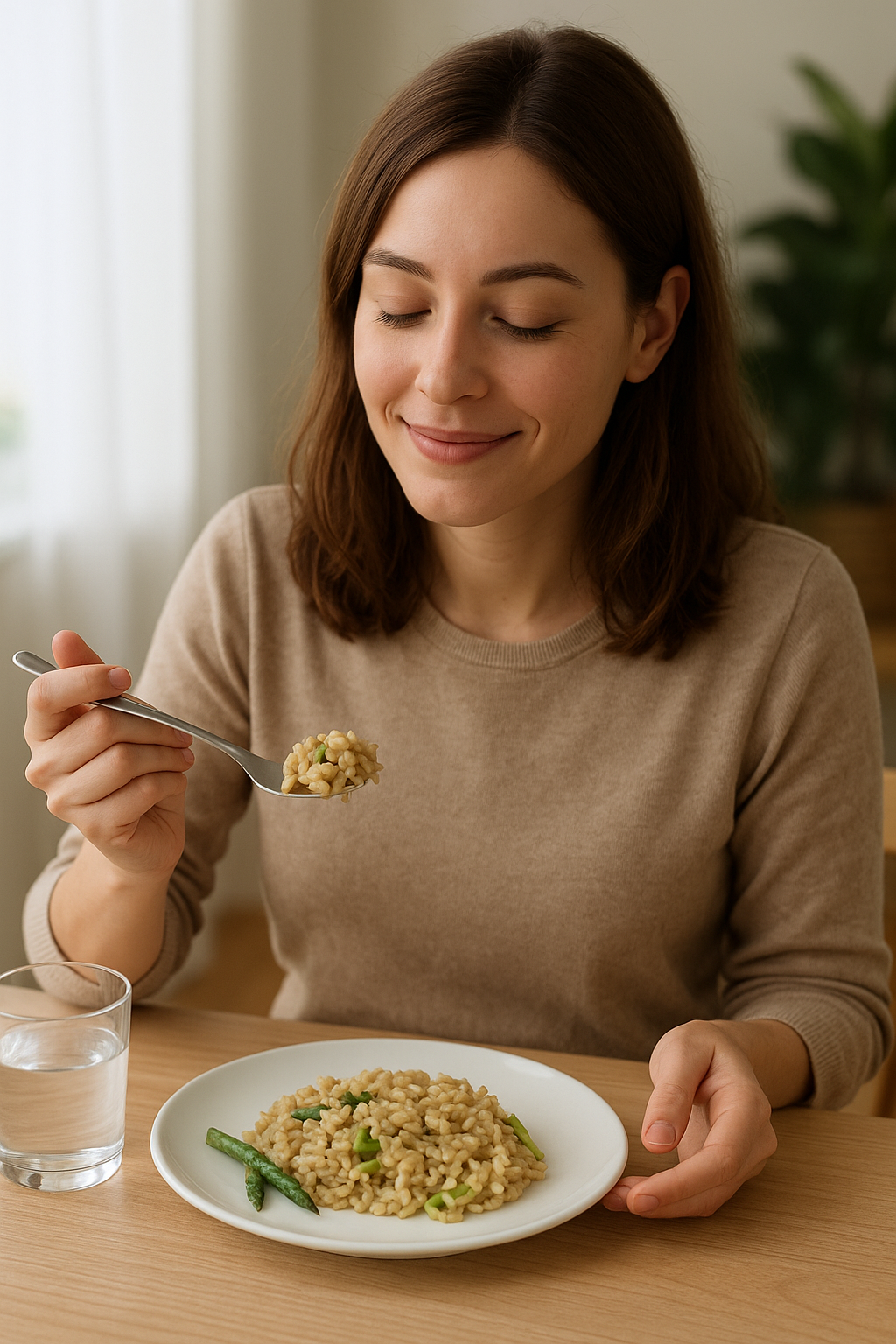 Riso Senza Glutine alla Crema di Asparagi con solo 1% di zucchero – Pronto in 1 Minuto!-1