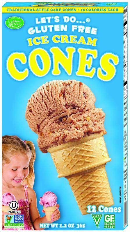 Let's Do Ice Cream Cones Gluten Free (12x1.2 Oz)-0