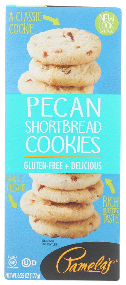 Pamelas Pecan Shortbread Wheat Free/Gluten Free-0