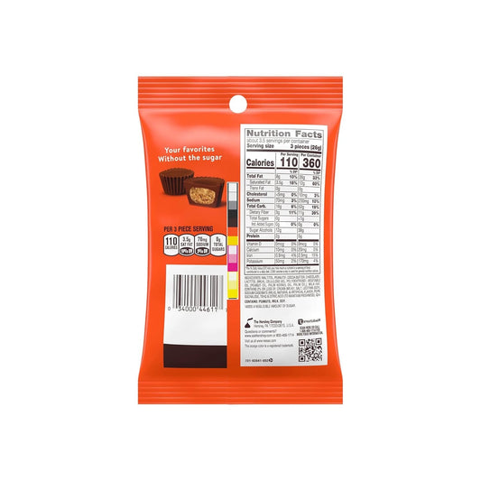 Reese's Zero Sugar Miniature Cups - Pack of 3 - Chocolate Candy and Peanut Butter - Classic Treats Everyone is Sure to Love