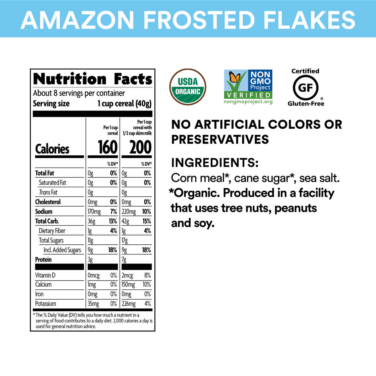Envirokidz Amazon Frosted Flakes Gluten Free (12x14 Oz)-2