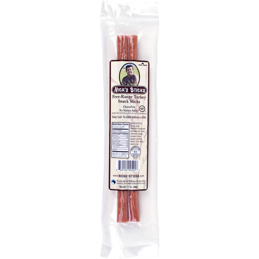 Nick's Sticks Free Range Turkey Snack Sticks (25x1.7 OZ)-0