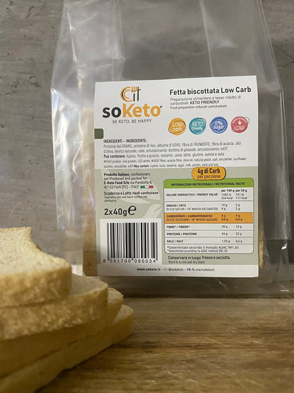 Fette Biscottate Keto Low Carb 0% di zuccheri-3