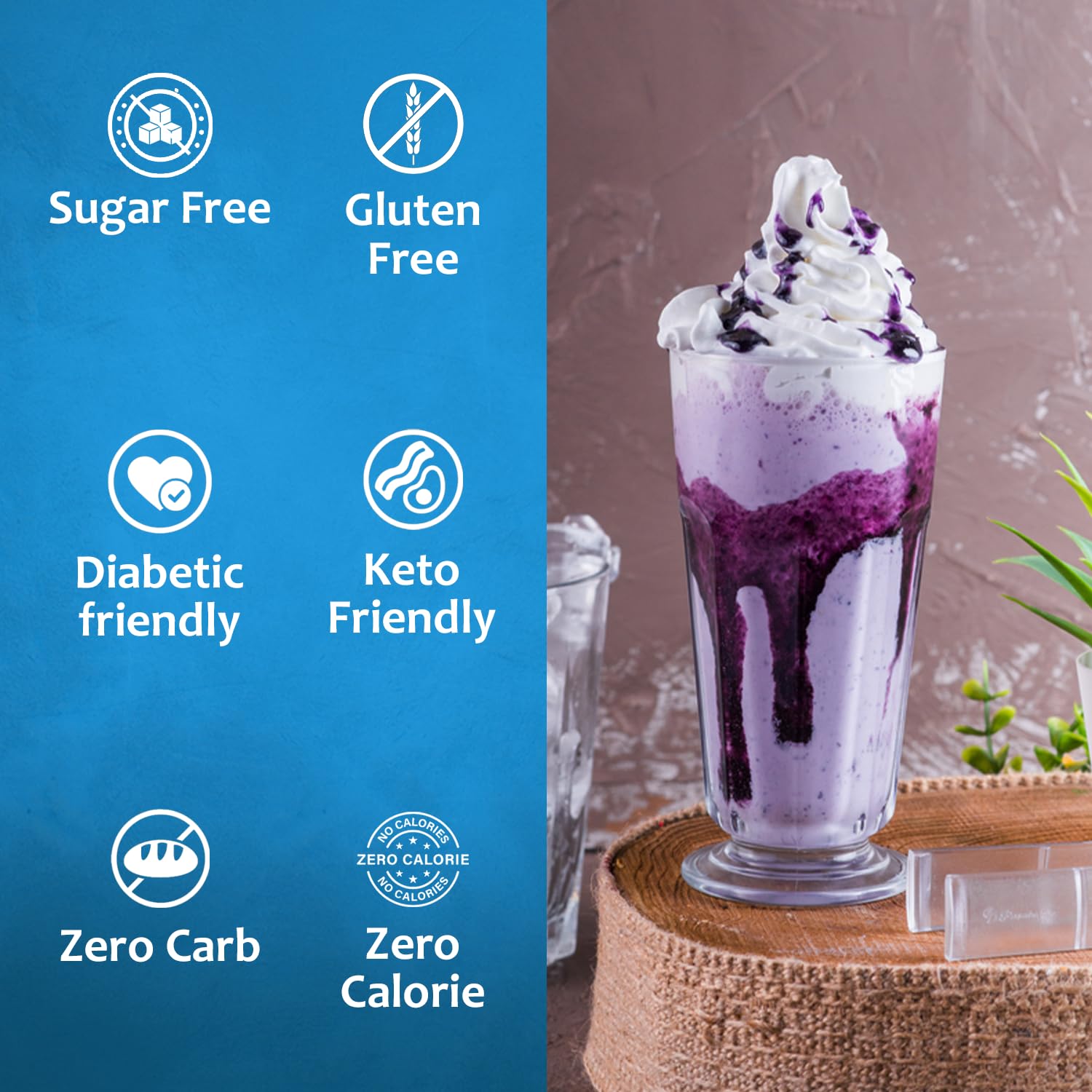 Sugar-Free BLUNILLA Syrup™ Vanilla Blueberry-3