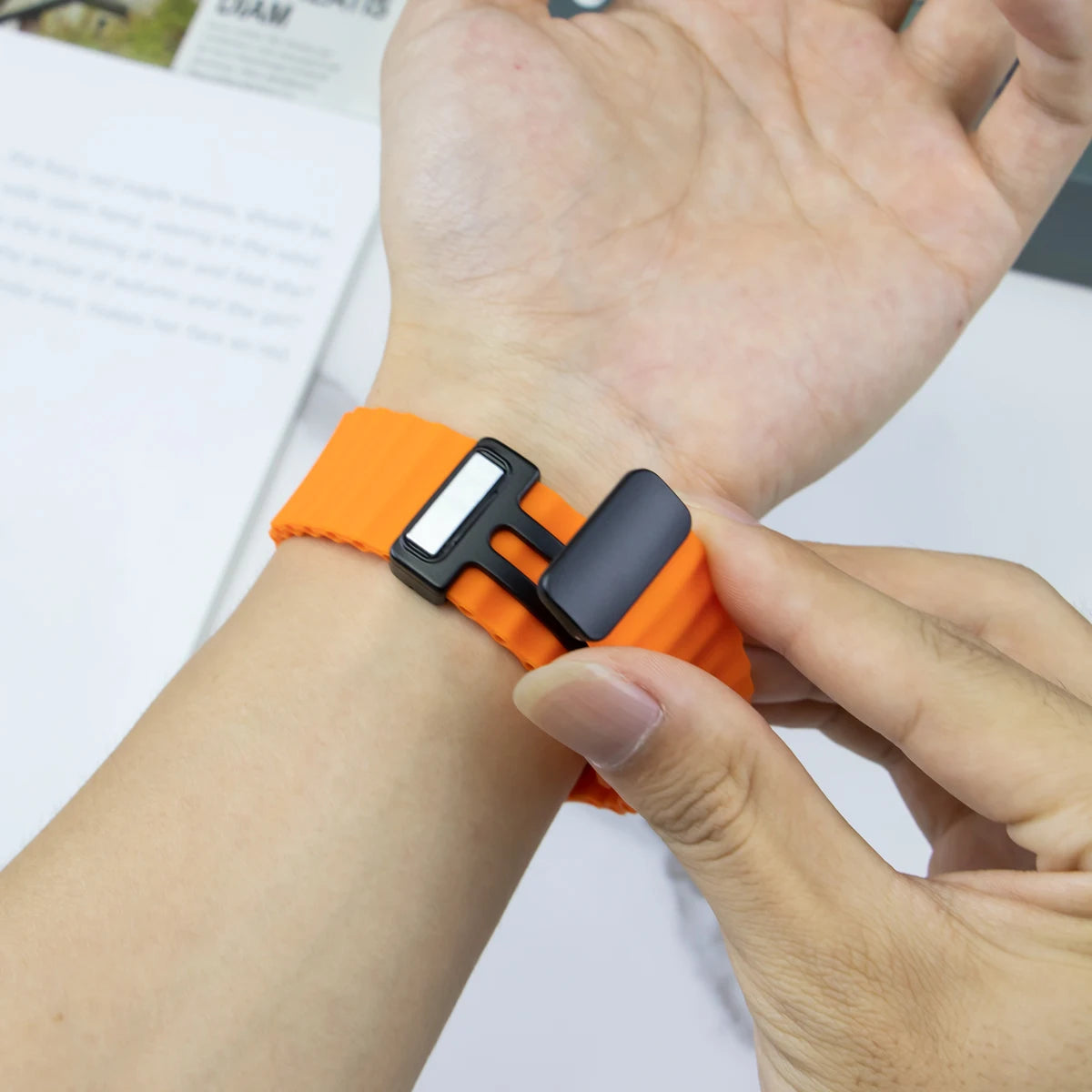 Silicone Strap For Apple watch band 49mm 45  44 40  41 38 42mm