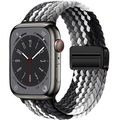 Braided Strap For Apple Watch Band 44mm 40mm 45mm 49mm 41mm 38 buckle