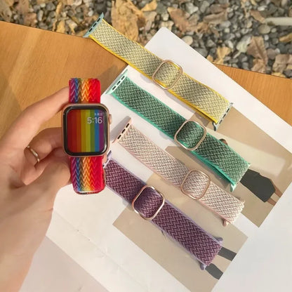 Scrunchie Strap for Apple watch Ultra 49mm band 45mm 44/40mm 41mm