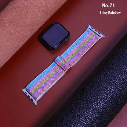 Scrunchie Strap for Apple watch Ultra 49mm band 45mm 44/40mm 41mm