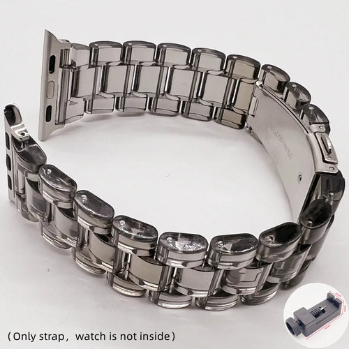 Resin Watch strap For Apple Watch Band 49mm 46mm 45mm 44mm 42mm 41mm