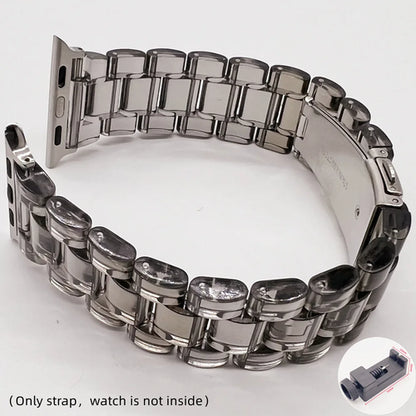 Resin Watch strap For Apple Watch Band 49mm 46mm 45mm 44mm 42mm 41mm