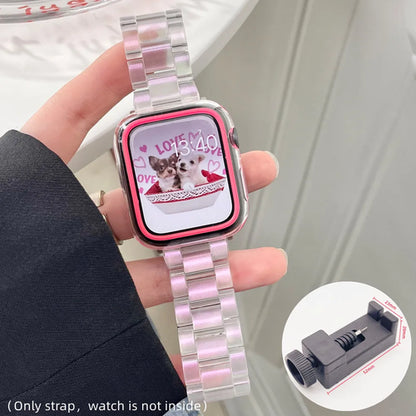 Resin Watch strap For Apple Watch Band 49mm 46mm 45mm 44mm 42mm 41mm