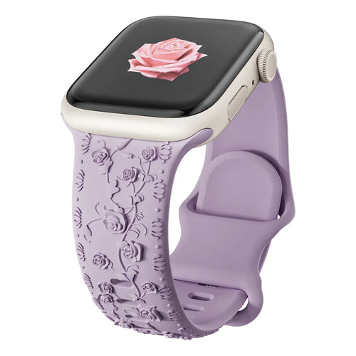Strap for Apple watch band 45mm 44mm 42mm 40mm 41mm 49mm 38mm Floral