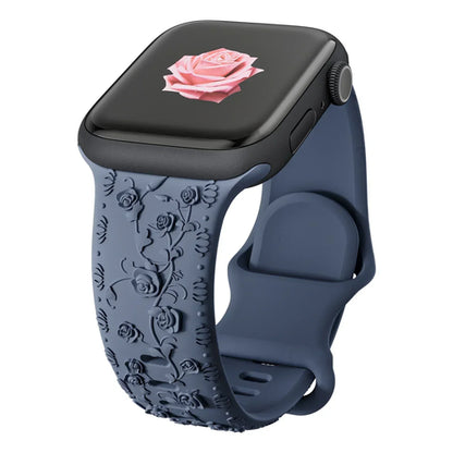 Strap for Apple watch band 45mm 44mm 42mm 40mm 41mm 49mm 38mm Floral