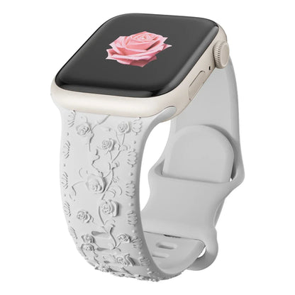 Strap for Apple watch band 45mm 44mm 42mm 40mm 41mm 49mm 38mm Floral