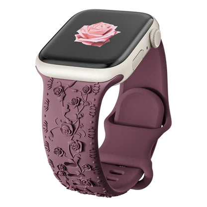 Strap for Apple watch band 45mm 44mm 42mm 40mm 41mm 49mm 38mm Floral