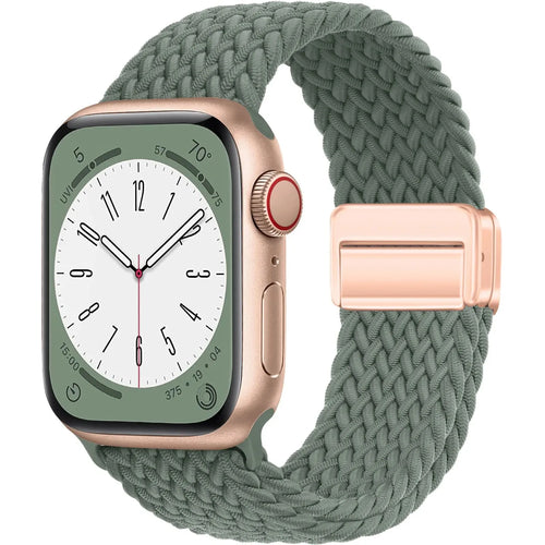 Braided Strap For Apple Watch Band 44mm 40mm 45mm 49mm 41mm 38 buckle