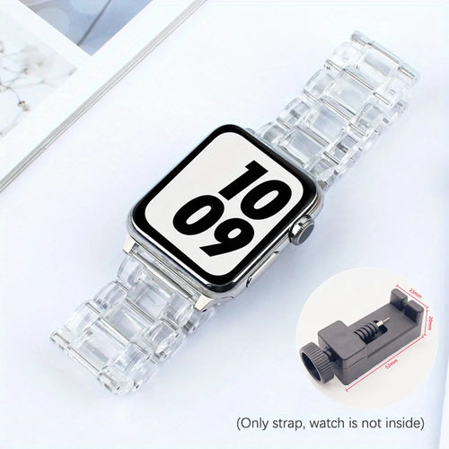 Resin Watch strap For Apple Watch Band 49mm 46mm 45mm 44mm 42mm 41mm