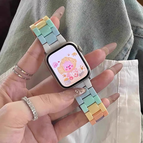 Candy Strap For Apple Watch Band 44mm 40 41 45 38 46 42mm Correa