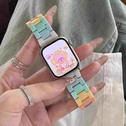 Candy Strap For Apple Watch Band 44mm 40 41 45 38 46 42mm Correa