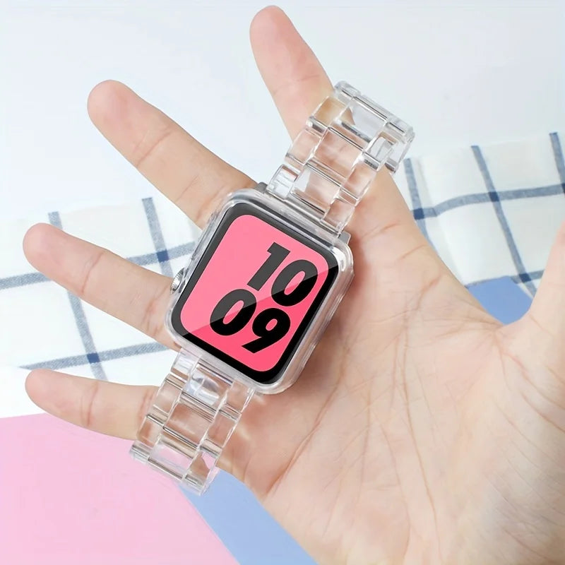 Resin Watch strap For Apple Watch Band 49mm 46mm 45mm 44mm 42mm 41mm