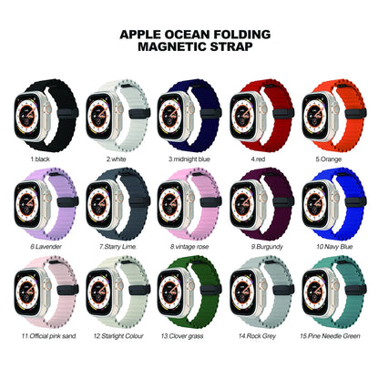 Silicone Strap For Apple watch band 49mm 45  44 40  41 38 42mm