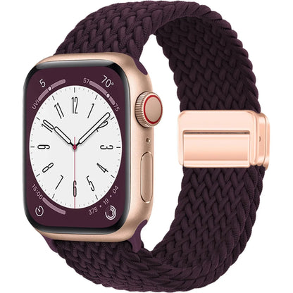 Braided Strap For Apple Watch Band 44mm 40mm 45mm 49mm 41mm 38 buckle
