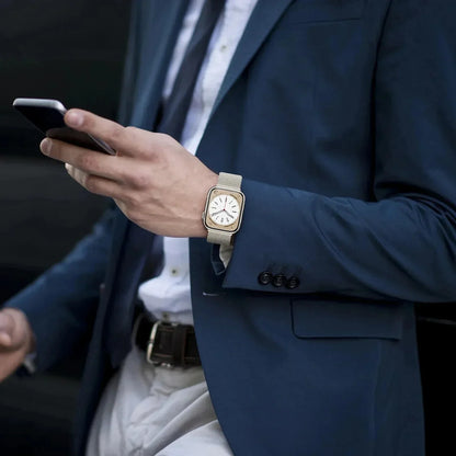 Milanese Loop strap for apple watch band 46mm 45mm 44mm 40mm 41mm