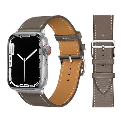 Leather Watch Straps for Apple Watch band 46mm 44mm 49mm 45mm 42mm
