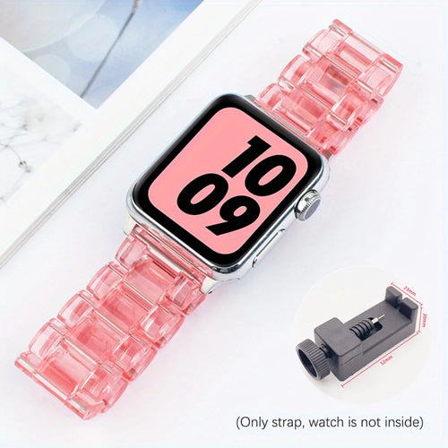 Resin Watch strap For Apple Watch Band 49mm 46mm 45mm 44mm 42mm 41mm