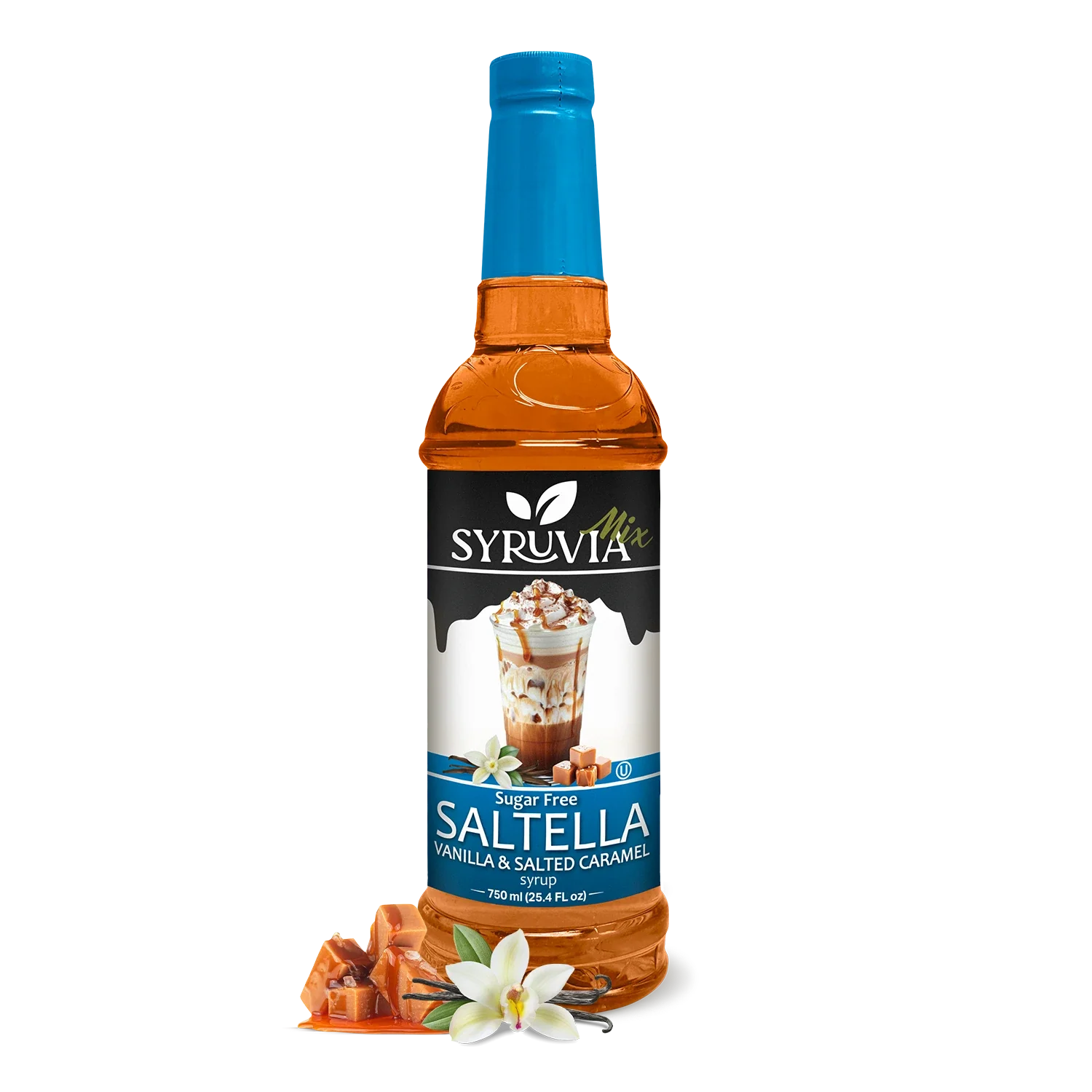 Sugar-Free SALTELLA Syrup™  Vanilla Salted Caramel-0