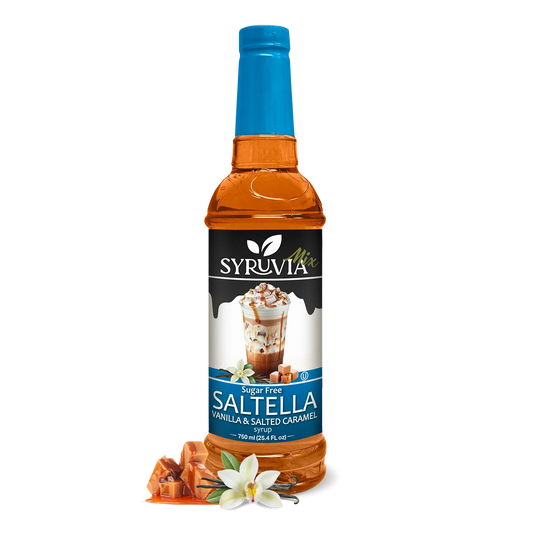 Sugar-Free SALTELLA Syrup™  Vanilla Salted Caramel-0