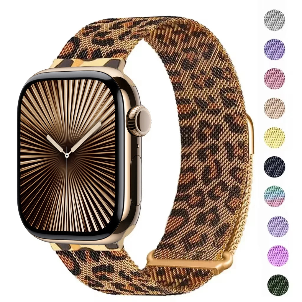 Milanese Loop strap for apple watch band 46mm 45mm 44mm 40mm 41mm