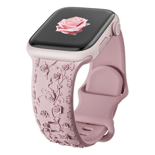 Strap for Apple watch band 45mm 44mm 42mm 40mm 41mm 49mm 38mm Floral